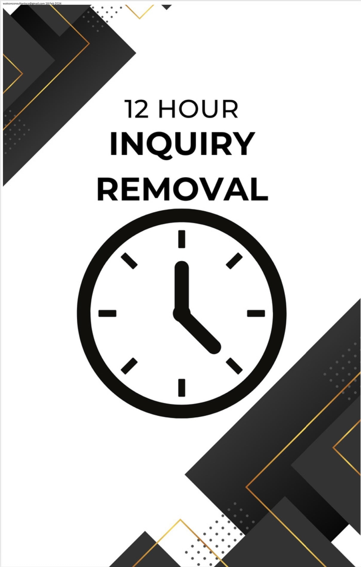 12 Hour Inquiry Removal